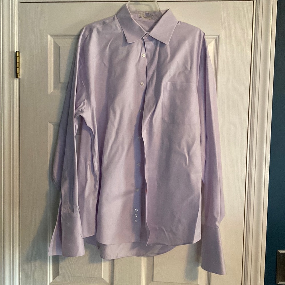 Purple men’s dress shirt